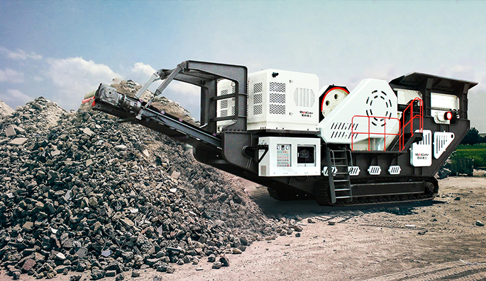 Crawler crusher, Crawler crushing plant，mobile crusher