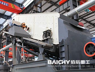 mobile hammer crusher - vibrating screen