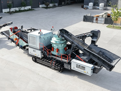 tracked cone crushing plant