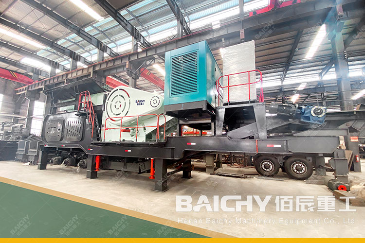 Baichy's latest mobile jaw crusher