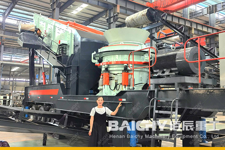 Baichy Machinery launches mobile cone crusher for hard and medium-hard stone