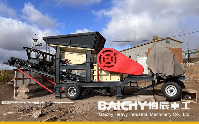 20-30tph Small Portable Concrete Crushing & Conveying.jp