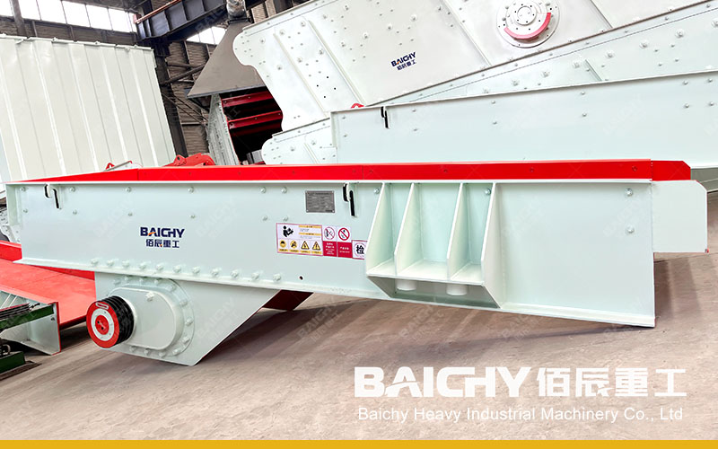 ZSW1142 Vibrating Feeder Often Used Together With PE-750x1060 Jaw Crusher