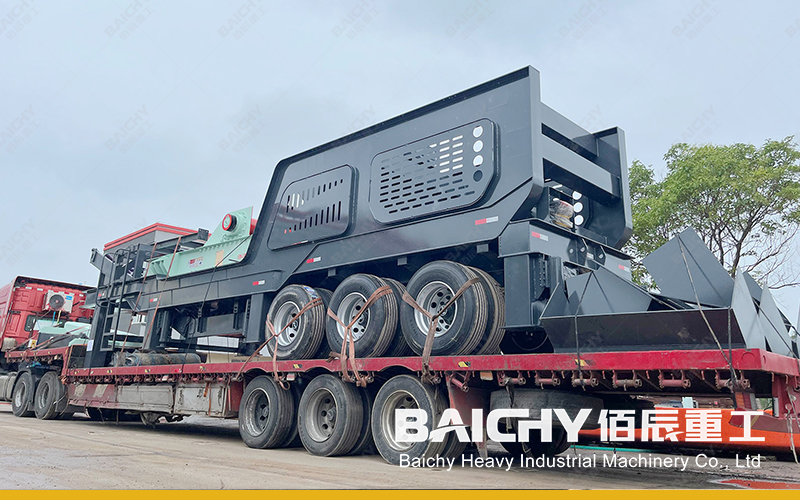 5 Sets of Mobile Impact Crushing Plants Shipped To Saudi Ara