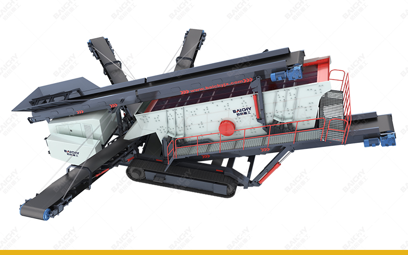 Tracked-mounted Mobile Crushing & Screening Plant Mobile