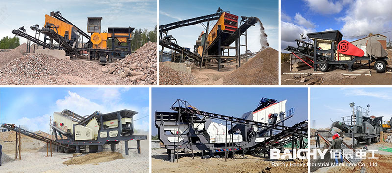 mobile crushing plant