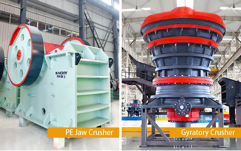 Coarse crushing equipment: jaw crusher vs gyratory crusher