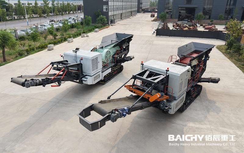 crawler crushing plant