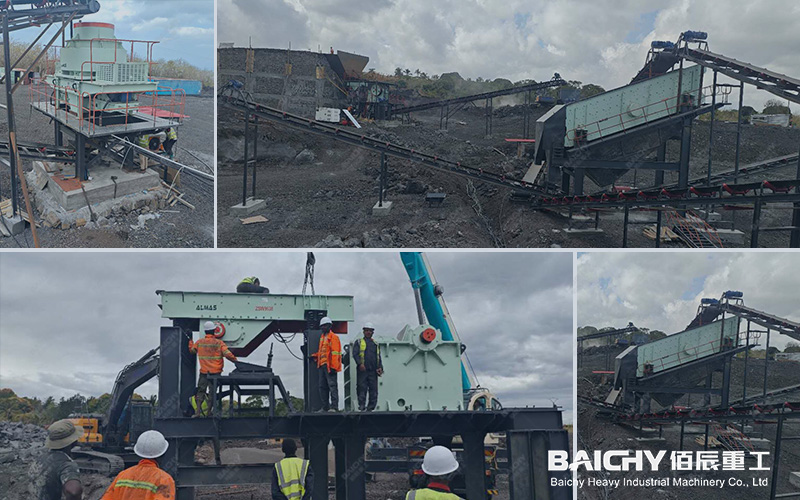 100-150 tph Volcanic Rock Crushing Production Line In Morocco Has Officially Commenced Production