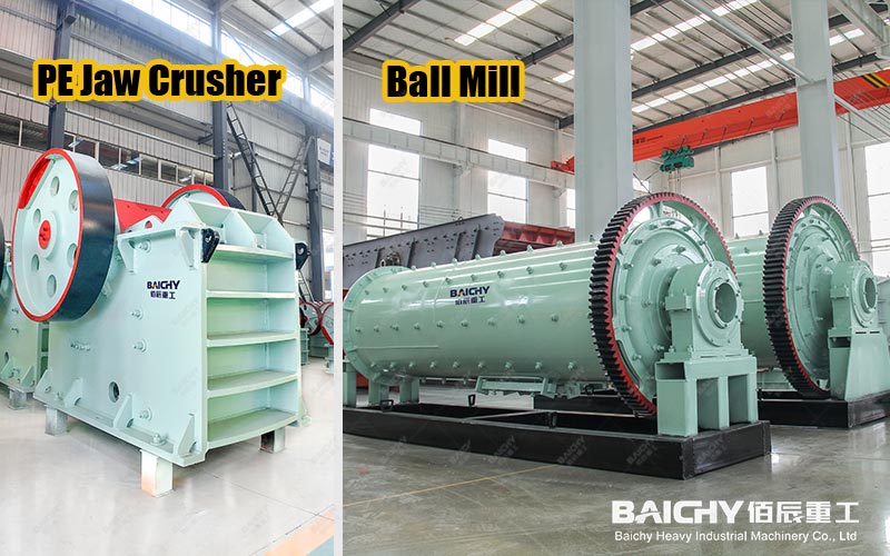 jaw crusher & Ball mill for gold mining.jpg