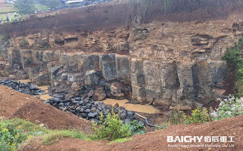 Struggling with Hard Rock & Mud in Congo