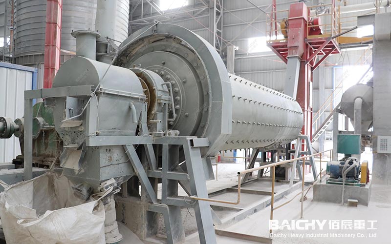 Ball mill customer site 