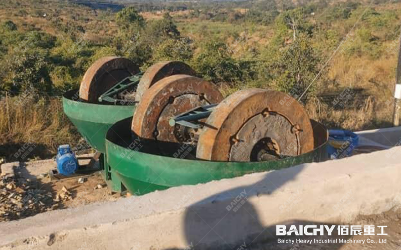 Wet Pan Mill for Gold Ore Grinding
