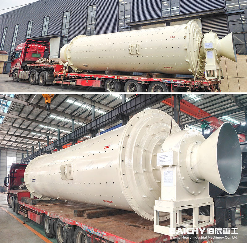 Ball mill being shipped