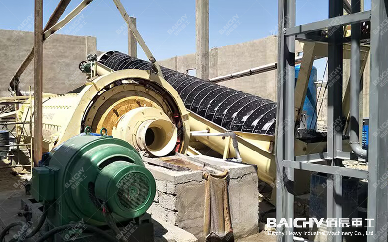 Ball mill customer site