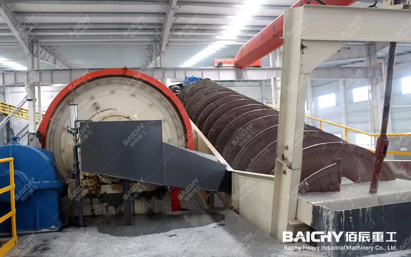 Ball mill customer site