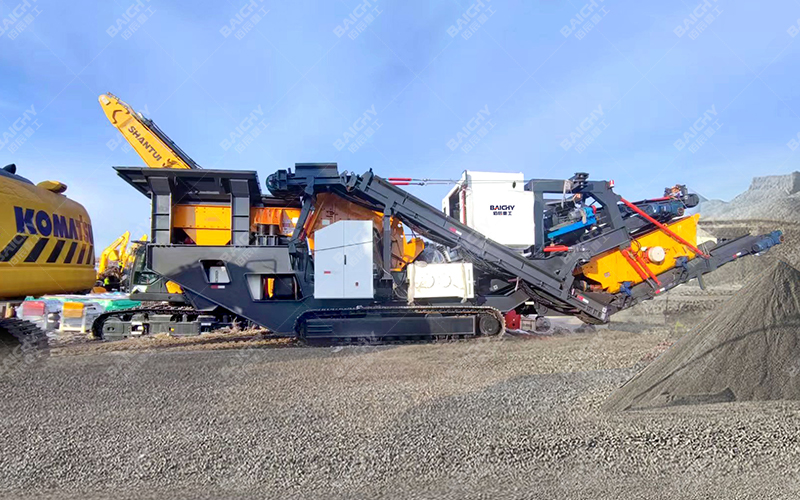 Crawler Mobile Impact Crusher & Screen Station