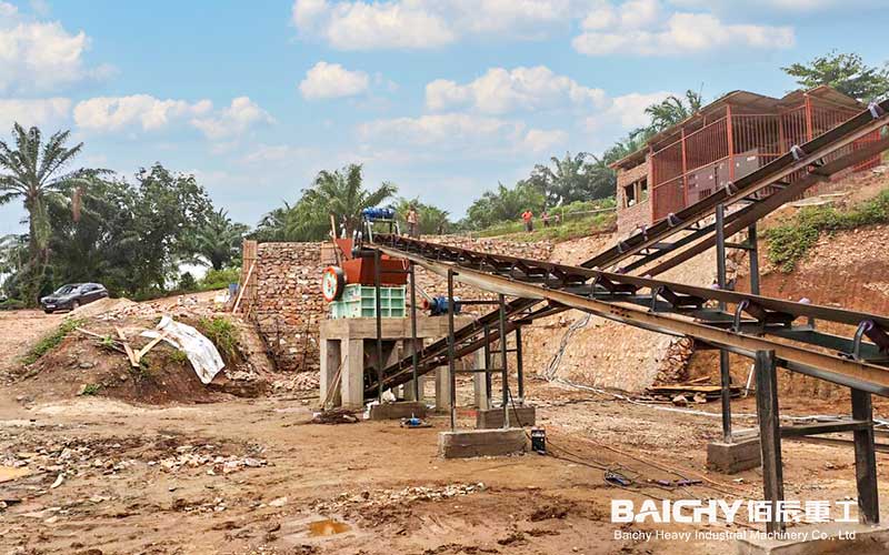 100 TPH stationary crushing plant