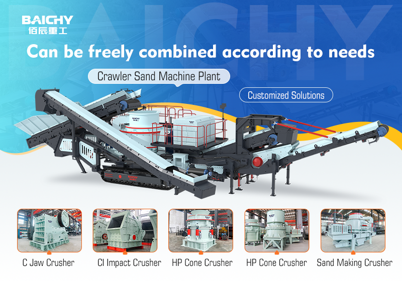 Crawler sand crusher