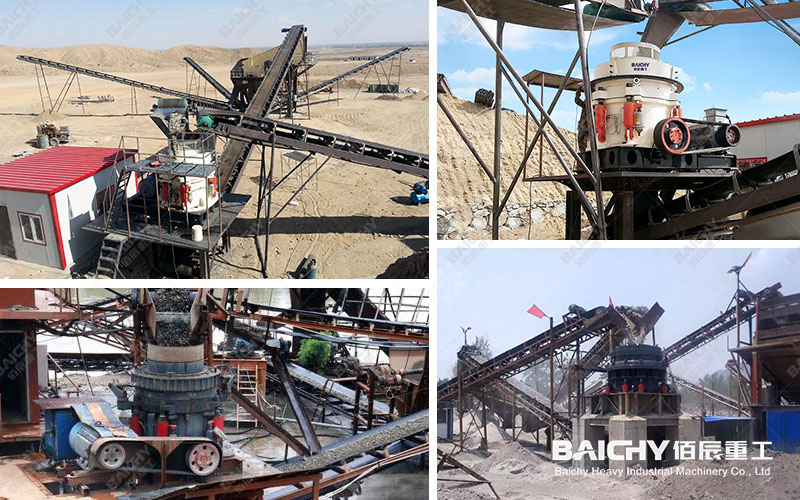 Hydraulic Cone Crusher on Site