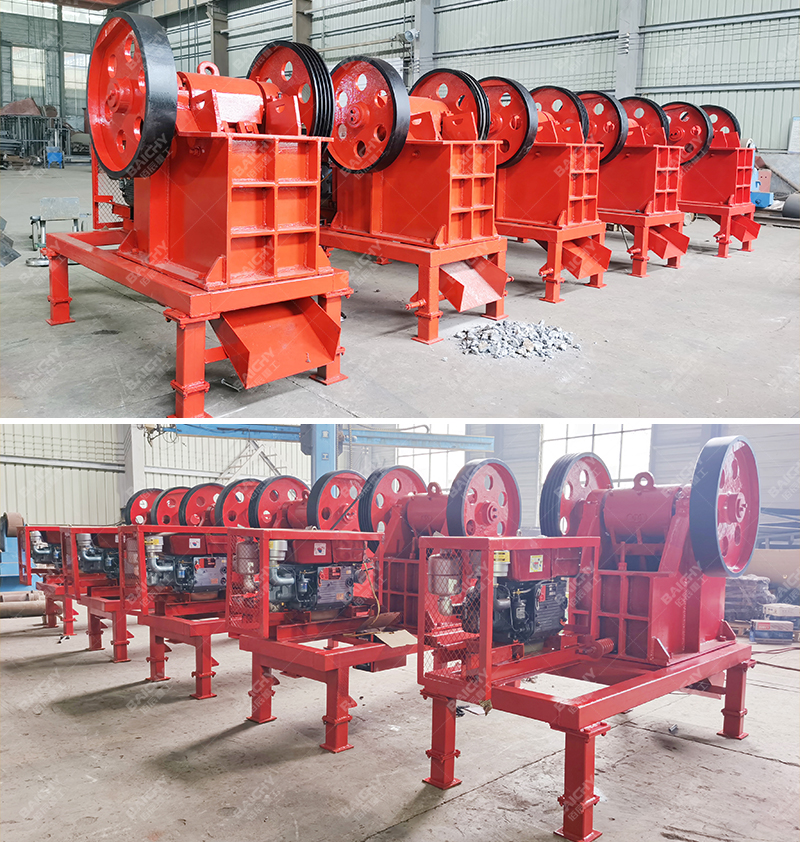 pe250x400 jaw crusher with diesel