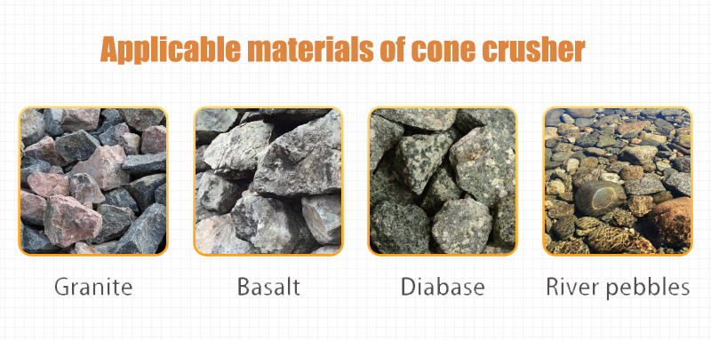 Applicable materials of cone crusher