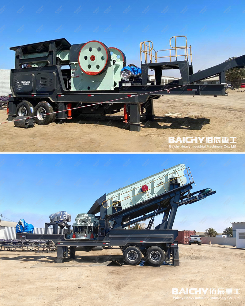 Mobile Gold Ore Crushing Station Achieve High Output of 100&ndash;200 tph