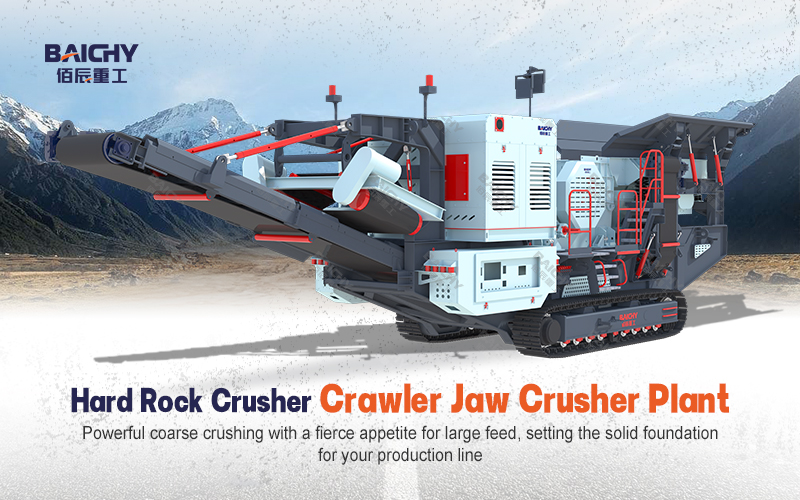 Crawler Jaw Crusher Plant for crushing coal