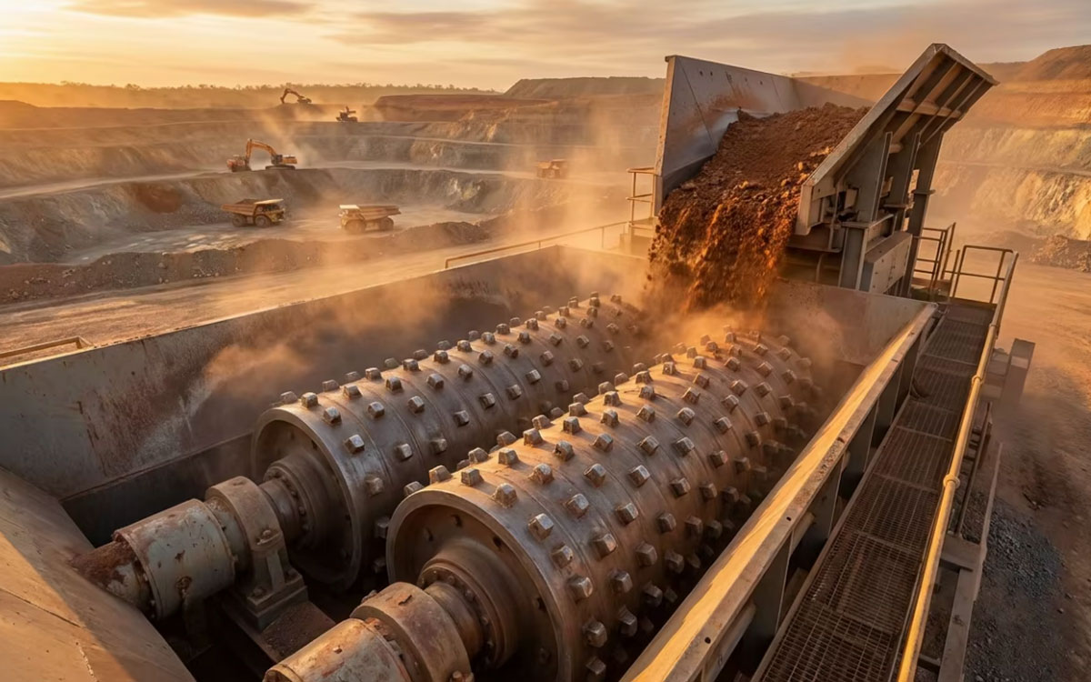 How To Crush High-Moisture, High-Stickiness Laterite Nickel Ore? An Analysis Of The Center-Fed Double-Toothed Roll Crusher