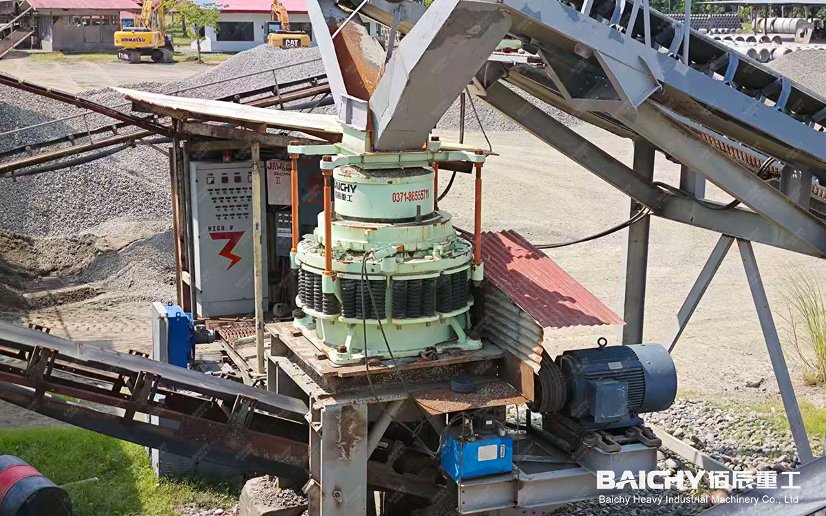 PYB900 Cone Crusher for River Pebble in Philippines