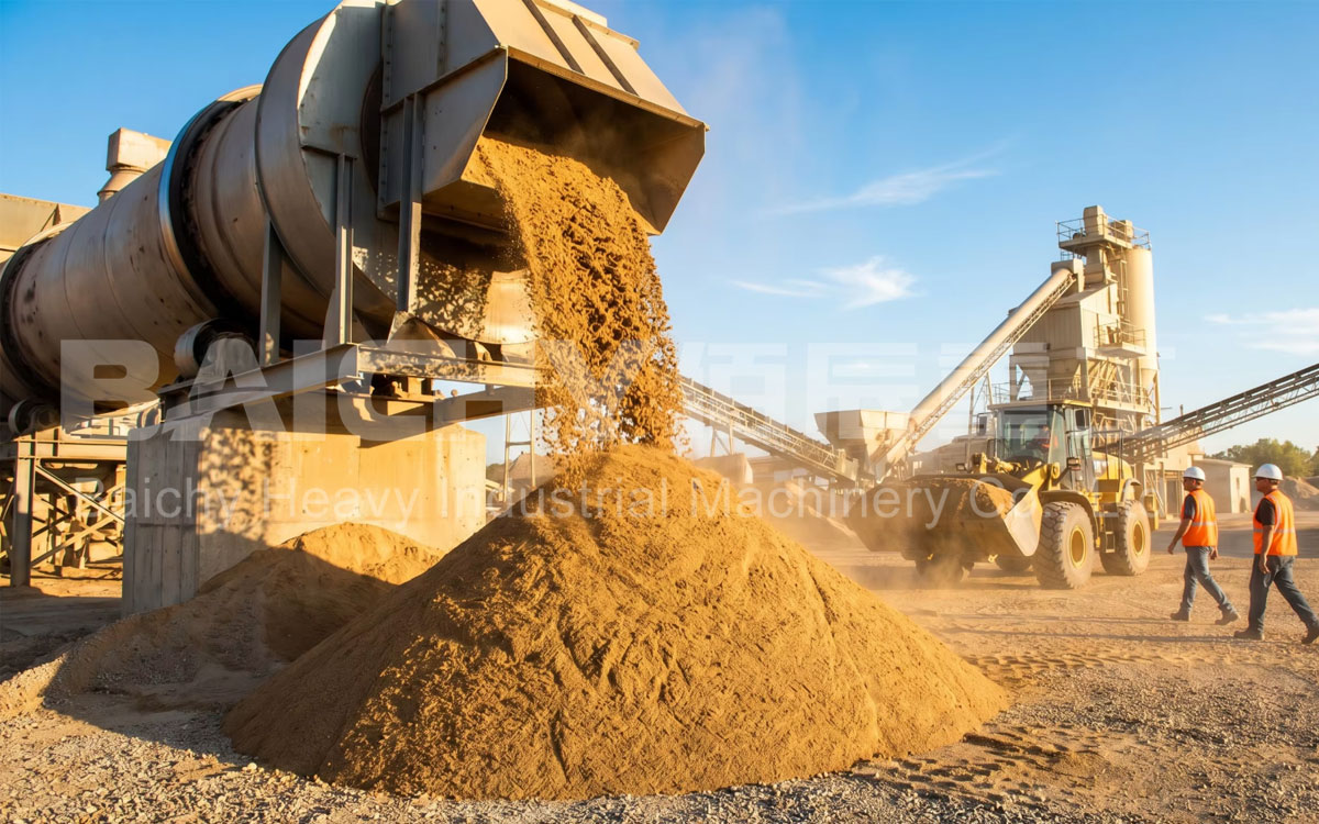 Sand And Gravel Rotary Drying System—Industrial Dehydration Solution For Manufactured Sand And Natural Sand