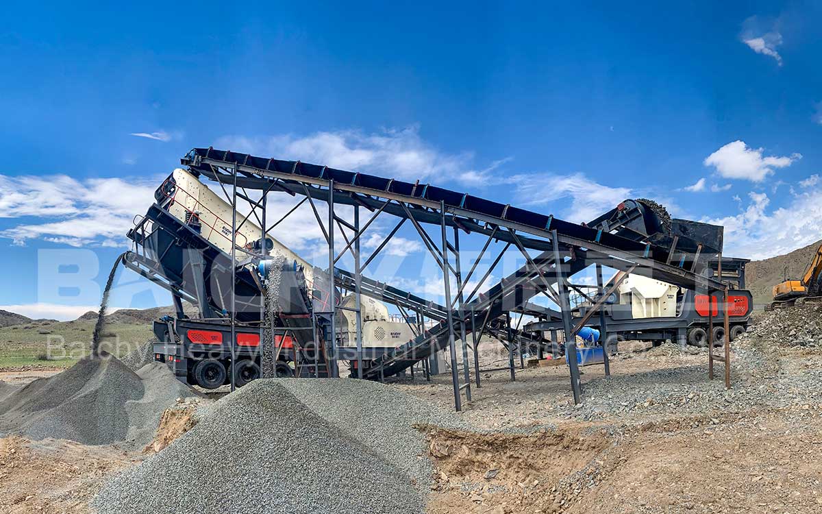 Mobile Crushing Station Combination