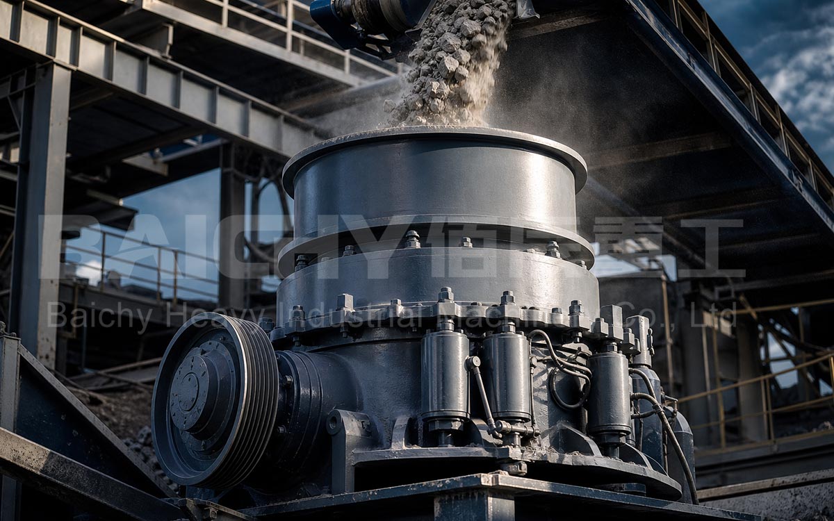 Secondary breakage on the hard rock line