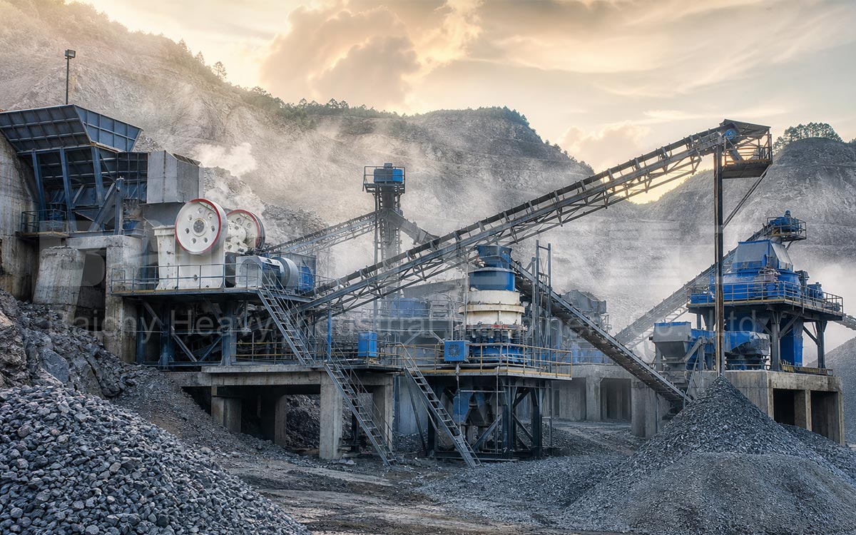 Stone Crushers for Large-Scale Aggregate Production - 100-600 TPH Complete Crushing Plants