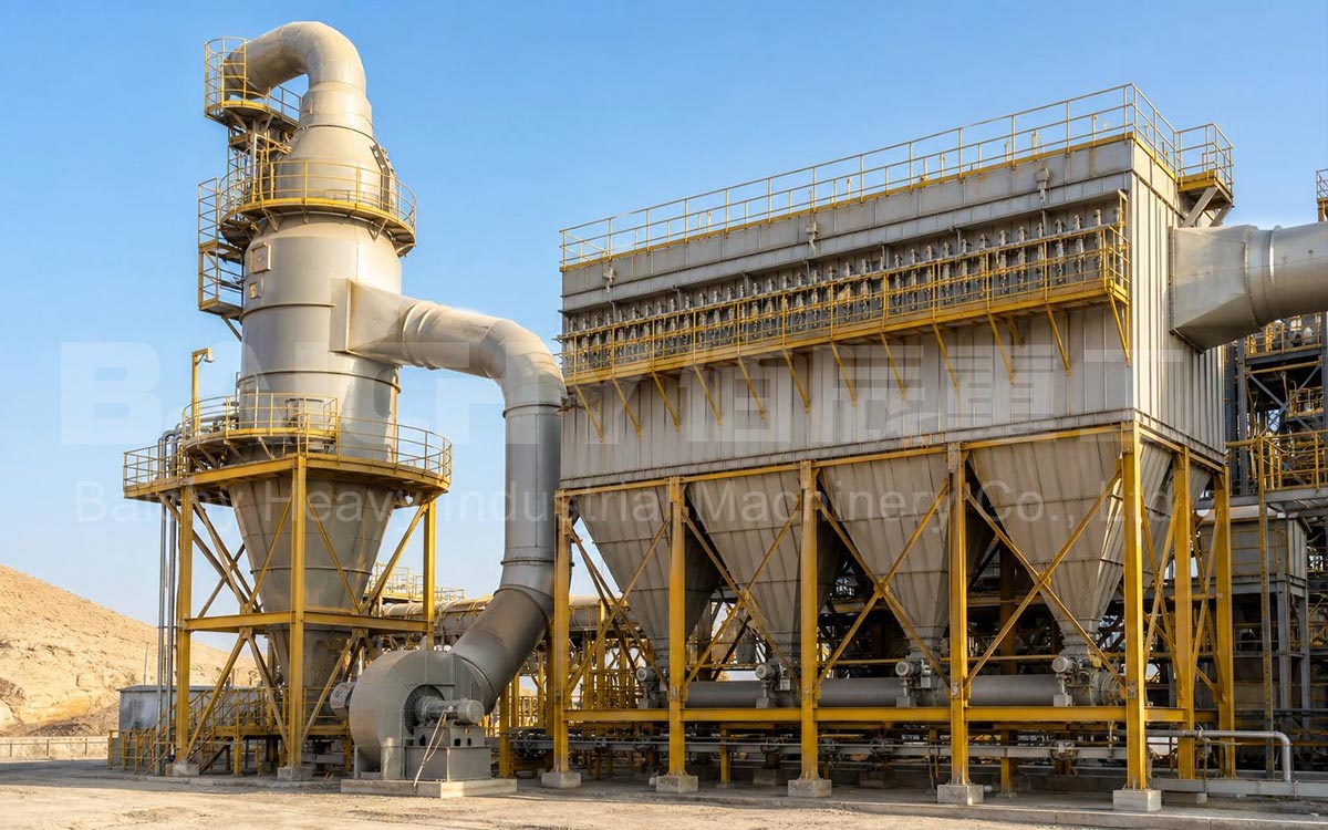 Dynamic Classifier + Pulse-Jet Bag Dust Collector
