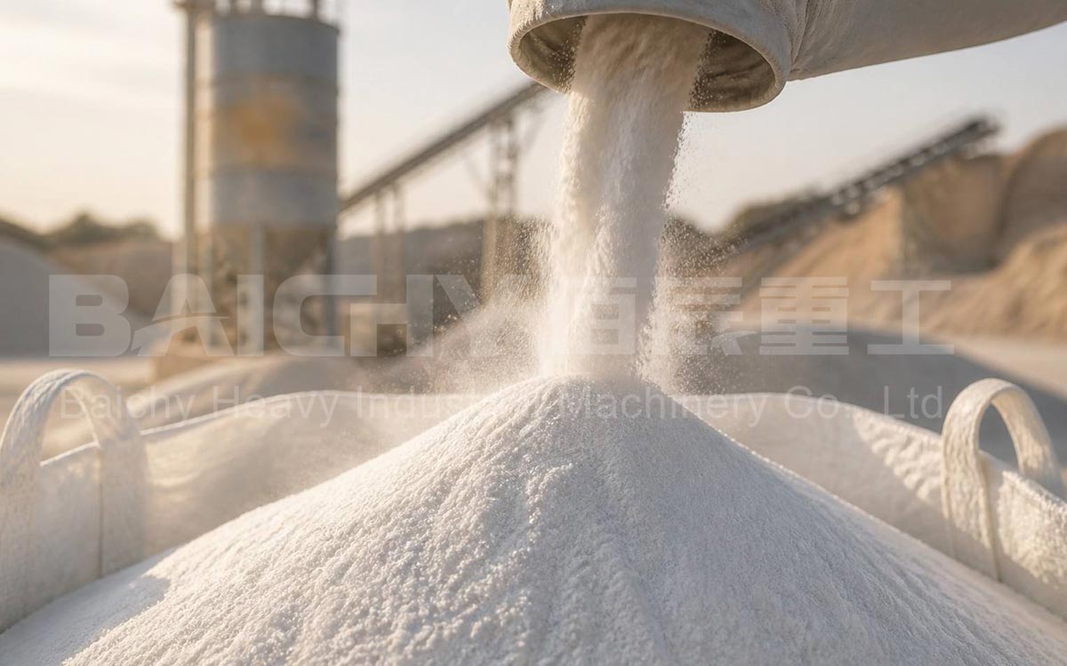 Finished high-purity silica sand powder