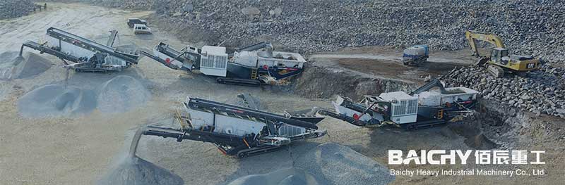 crawler crushing plant