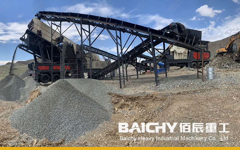 150-200tph mobile crushing plant