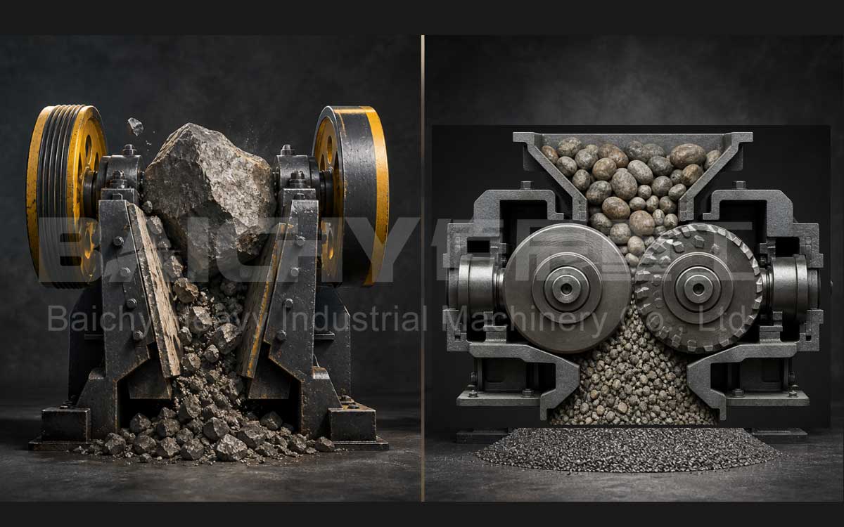 Difference Between Roller Crusher And Jaw Crusher