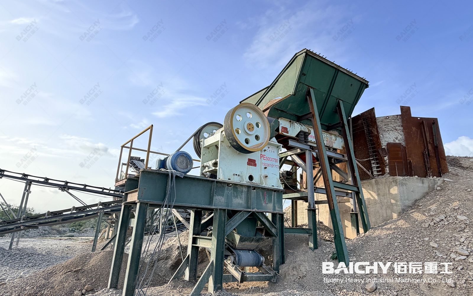 Crushing and Sand Washing Production Line in the Dominican Republic