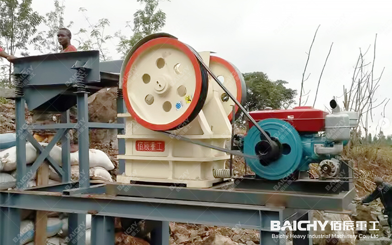 pe250x400 jaw crusher with diesel