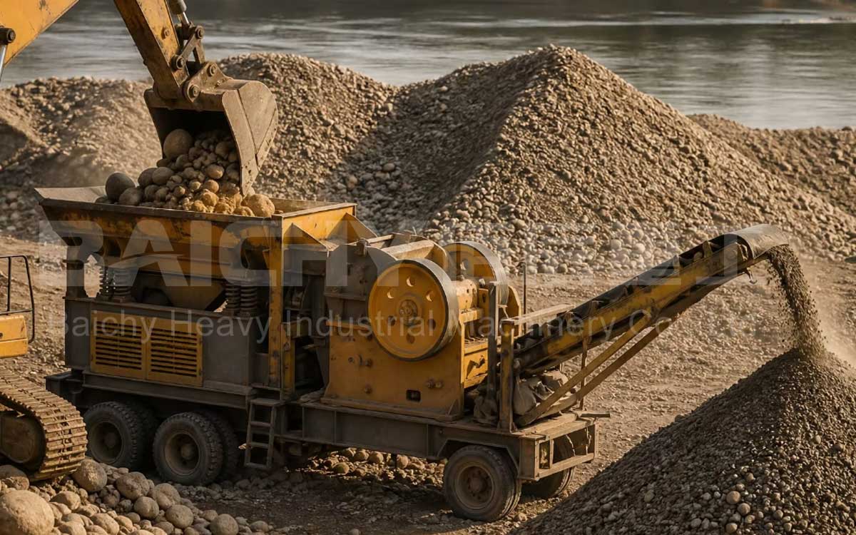 primary crushing plant - mobile jaw crusher