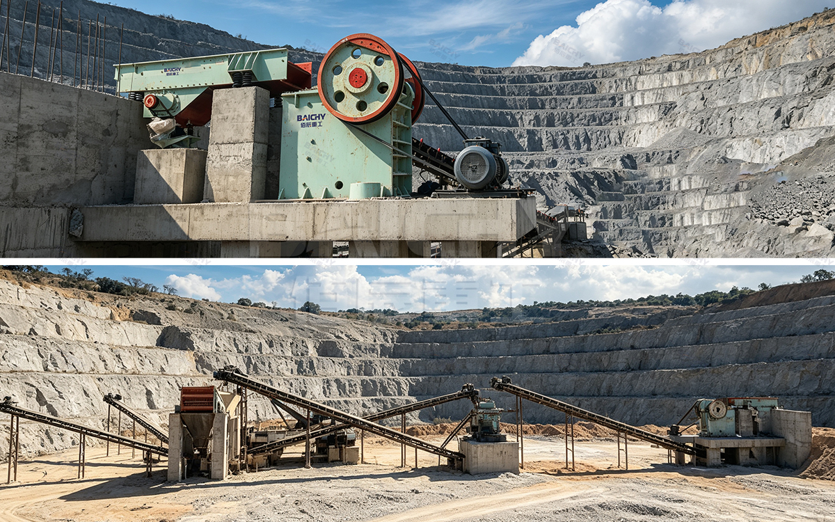 100–150 TPH Limestone Crushing Line in Zimbabwe