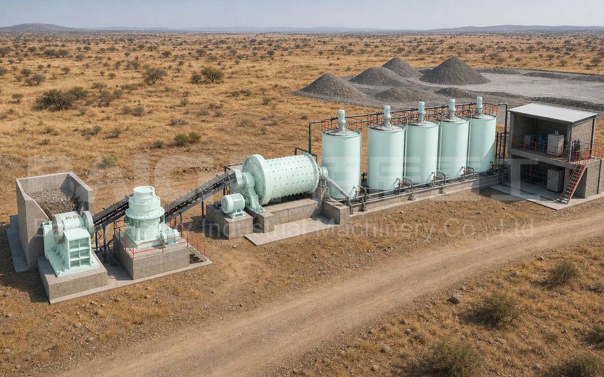 hard rock gold crushing process