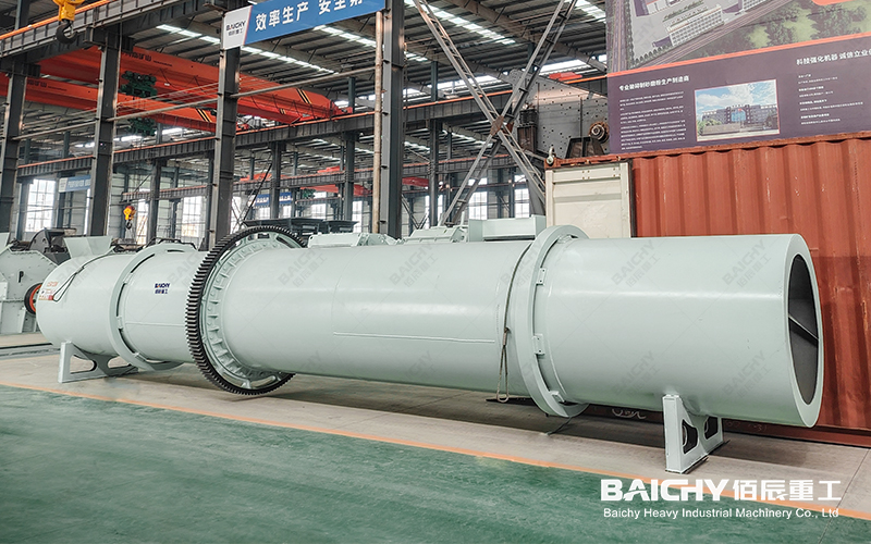 High-purity silica sand dryer