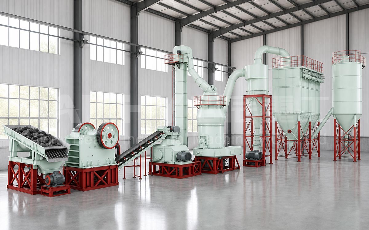 Manganese Ore Grinding Line Solution: How To Consistently Produce 200-Mesh Manganese Powder (5–8 T/H) From 200mm Raw Ore