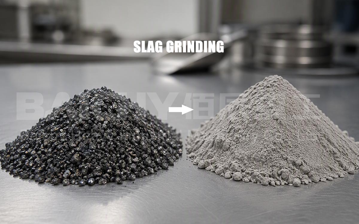 Slag grinding