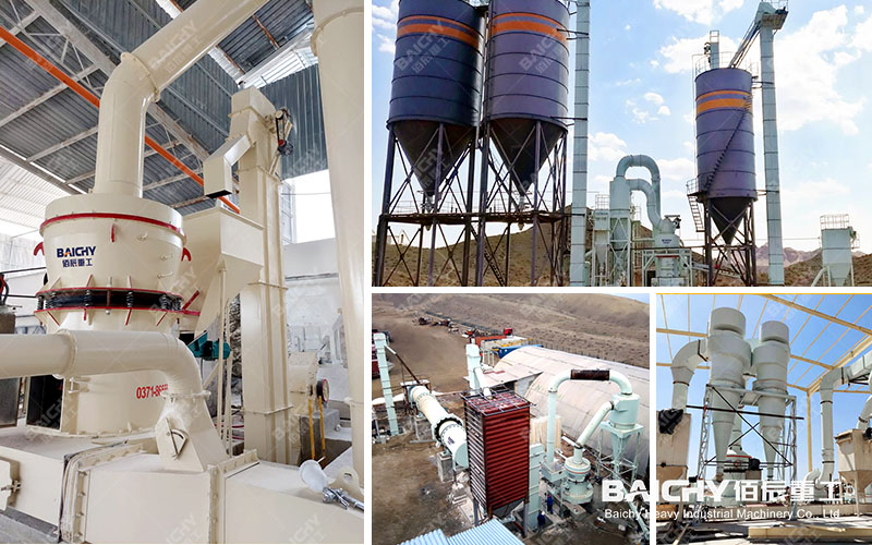 Limestone Raymond Mill Selection: Suitable for materials with 90% calcium carbonate content; capacity of 9–22 tons/hour.