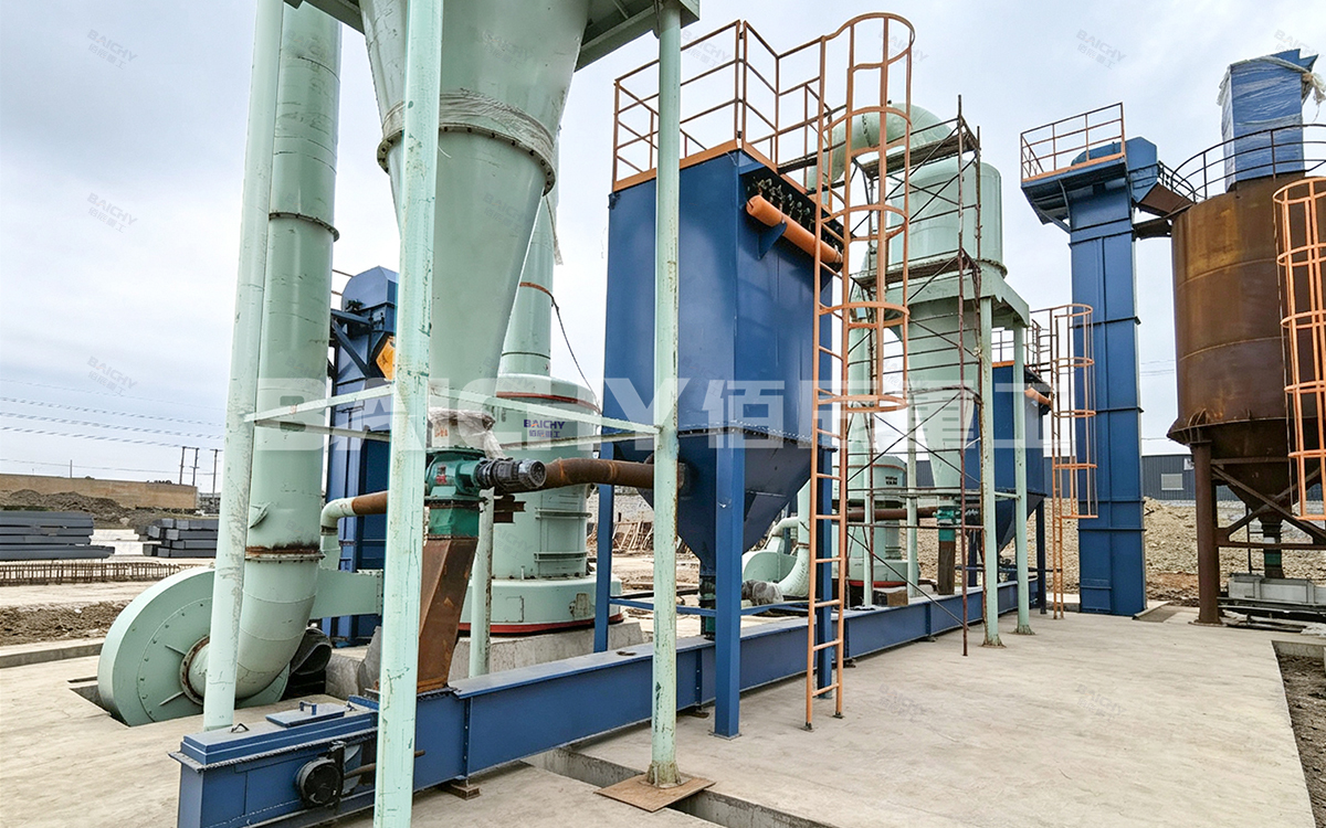 YGM95 Grinding Mill Customer Site