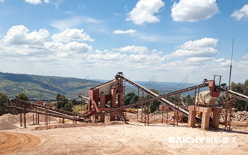 100 TPH Soft Rock Crushing Plant Setup Guide